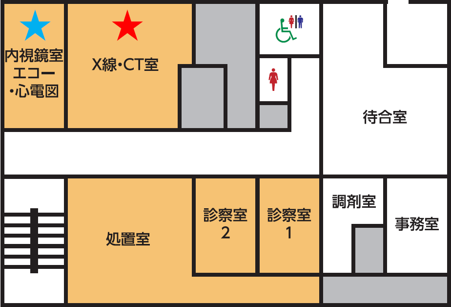 川崎真心クリニック  見取り図